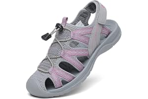 Dannto Sandali Sportivi Estivi Donna Traspirante All'aperto Antiscivolo Escursionismo Sandali da Trekking Passeggiata Arrampicata