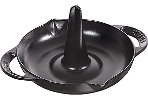 STAUB Roaster Vertical en Fonte pour Poulet, Ø 24 cm, 1 L, Noir