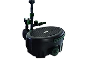 Aquagarden Inpond 9000, Bassin et pompe à eau, filtre, clarificateur UV, spot LED et fontaine, solution tout-en-un pour un beau bassin propre et limpide, pour des bassins jusqu’à 9000 litres