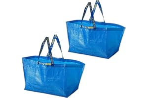 Ikea Frakta torba na zakupy, duża, niebieska, 2 sztuki