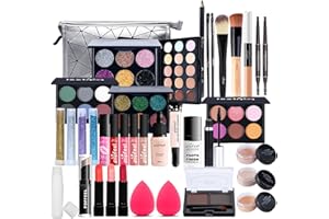 FantasyDay Kit de Maquillage Complet Coffret Ensemble-cadeau de Maquillage Xmas Makeup Gift Set avec Ombres Paupière, Rouge à Lèvre, Pinceaux, Bâton contour, Correcteur, Mascara, Fard à Joues, Poudre