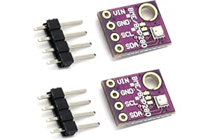 GERUI 2 Piece BME280 5 V Barometric Sensor for Temperature, Humidity and Air Pressure,Temperature Humidity Sensor,Digital Humidity Temperature Sensor Module