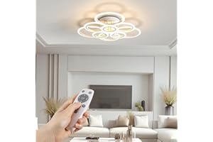 RUYI Ceiling Lights, LED Ceiling Light 9 Ring, 120W 10800LM Chandeliers Ceiling Light, Ceiling Lighting for Living Room, Bedroom, Hallway, Dinning Room, Corridor, Balcony, Dimmable 2800-7000K