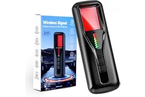 SENPRITY Spy Hidden Camera Detector Bug Detector & GPS Detector Camera Finder Anti Spy Device, RF Scanner,Portable Spy Camera Detector for Hotels, Travel, Home & Office, 5-Level Sensitivity