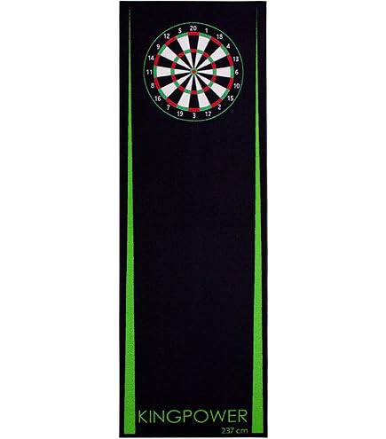 Tapis De Fléchettes Kingpower Tournoi 290x60 Cm - Protection Sol & Distance Officielle