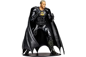 McFarlane Toys, DC Multiverse 12-inch Batman Multiverse Unmasked Gold Label Figure Statue, Collectible DC The Flash Movie Posed Statue with Unique Collector Character Card – Ages 12+