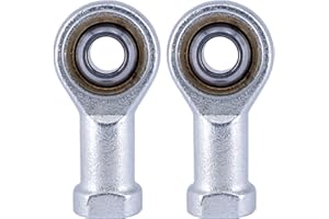 Gelenkkopf Gelenkkopflager M8 Innengewinde Uniball Kugelgelenk Gelenklager Edelstahl Innen Gewinde Rechtsgewinde und Linksgewinde [2 Stück]