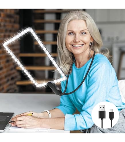 Lente D'Ingrandimento Con Luce LED 5X - 42 LED Regolabili | Base Stabile E Braccio Flessibile | Per Lettura E Hobby - Foto 9