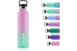Grsta Water Bottle, Stainless Steel Vacuum Insulated Bottles 350/500/750/1000ml, BPA Free Reusable Drinks Bottle - 12 Hours Hot & 24 Hours Cold, Leakproof Flask for Adult, Kids, Sports, Home, School