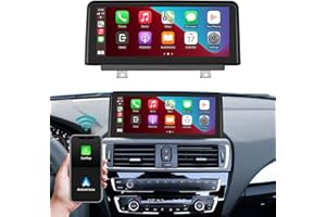 Ninetom Radio de Coche con Pantalla táctil de 12,3 Pulgadas, Compatible con CarPlay/Android Auto/Mirrorlink/Navegación para BMW Serie 1/2 F20/F21/F23 2011-2016 con NBT, DSP Integrado