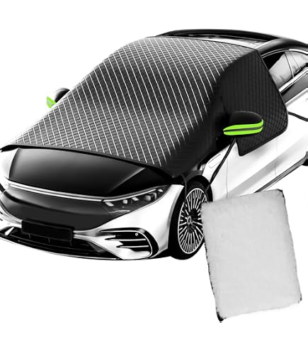 Housse De Pare-brise Voiture 140x110 Cm - 9 Aimants, Pliable - Anti-gel, Anti-UV, Imperméable - Pour Voiture, SUV