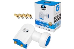 HB-DIGITAL LNB LNC Full HD TV 3D + Contacts or + kit de protection (extensible) en HB DIGITAL. Kit avec prise F dorée offerte