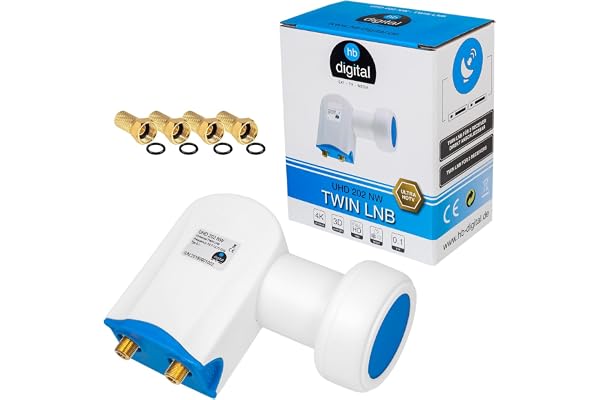 LNB LNC Full HD TV 3D + Contacts or + kit de protection (extensible) en HB DIGITAL. Kit avec prise F dorée offerte