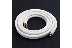 RanDal 1/2/3/4/7M Tubería De Cobre Aislado 1/4 ' ' 5/8 ' ' Aire Acondicionado Tubos Accesorios Par Bobina Tubo - 4M