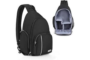 BAIGIO Multifunktional Kamerarucksack DSLR Kameratasche Fotorucksack Brusttasche Wasserabweisend Kamera Tasche Fototasche Spiegelreflex Camera Bag Foto Rucksack für Sony Canon Objektiv Nikon SLR