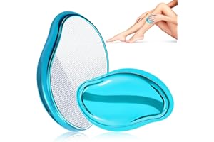 ‎YZHMSZKJ Haarentfernung Ohne Rasieren, Wiederverwendbares Haarentferner Musterdesign, Schmerzloses Peeling Crystal Hair Remover, Tragbarer Crystal Haarentferner für Hinterarme, Beine (Himmelblau)