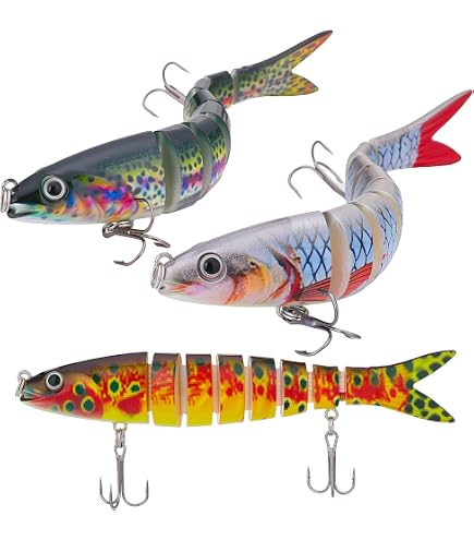 Bekoas Crankbait Fishing Lures - 5 Pack For Bass, Crappie, Saltwater & Freshwater - View #9