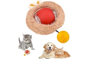 GxDxmBd Giocattolo Interattivo per Gatti,Palla Interattiva per Gatti, Pet Smart Rolling Ball,giocattolo a sfera per gatti rotante,3 Modalità di Lavoro, Cat Balls for Playing and Interaction (B)