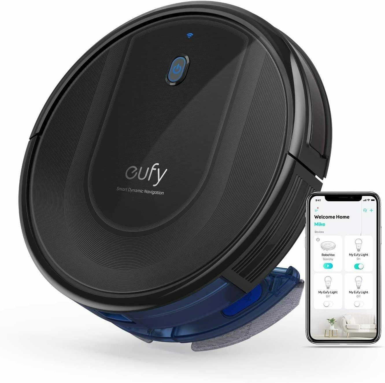 EUFY by Anker Robovac G10 Hybrid: Dynamic Navigation, 2-in-1 Sweep and Mop, Wi-Fi, Powerful Suction - A Game-Changing Robotic Vacuum