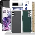YHX-OU 6.2 Inch Grey Battery Cover for Samsung Galaxy S20 Galaxy S20 5G SM-G980 SM-G980F SM-G980F SM-G980F/DS Back Glass with Lens Replacement Battery Back Cover + Installation Tool