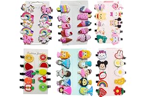 TRENDYTROTTERS 10 Clips Mix Designs Girlish Hair Clips Set Baby Hairpin for Kids Girls Toddler Barrettes Hair Accessories