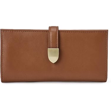 Cockatoo Portafoglio Donna In Vera Pelle Con Portamonete E Protezione RFID – Rosso Rumba