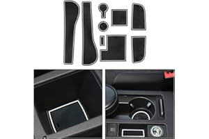 CDEFG Tappetino Antiscivolo per Golf 7 7.5 R GTD GTI GTE Antipolvere AntiGraffio Tappetini in Gomma per Interni Auto Accessori (Bianco)