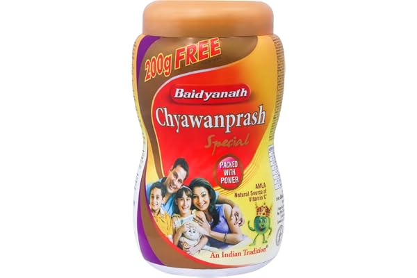 BAIDYANATH AYURVED Chyawanprash Special Enriched with 52 Essential Herbs & Minerals Excellent Immunity Enhancer Energy & Stamina for the Entire Family 1200 grams