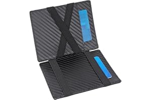 TRAVANDO Portafoglio Magico con tasca Porta Monete "VEGAS" - 13 Tasche per la Carte - Protezione RFID - Regalo perfetto per gli Uomini - Confezione Regalo - Designed in Germany