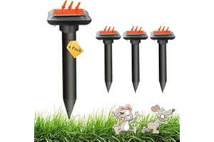 QUEATH Repelente Solar para Topos, Repelente de Hormigas Reina para jardín y Camping, Gopher, Repelente de Serpientes Topos, Gopher y Otros Repelentes de Topos