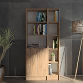 YETİ MOBİLYA FLAT85 KİTAPLIK 2 KAPAKLI K&Uuml;T&Uuml;PHANE &Ccedil;OK AMA&Ccedil;LI DOLAP &Ccedil;AM