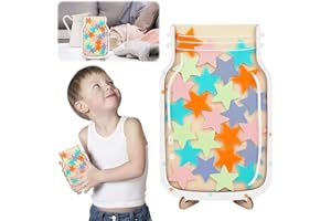 ARONRAVE Belohnungsglas Kinder, Belohnungssystem Kinder Personalisiertes Belohnungsglas Belohnungsglas Klassenzimmer Belohnungssystem für Gutes Benehmen für Gebrauch zu Hauseund in der Schule