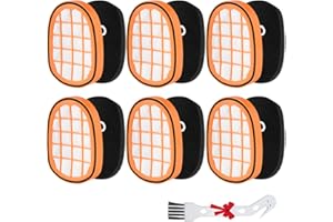 QAQGEAR Filtry do odkurzacza ręcznego Philips SpeedPro Max Aqua FC6812 FC6813 FC6822 FC6823 FC6826 FC6723/01 FC6901-FC6904 XC7042/01 XC8045/01 XC8147/01 zamiennik FC5005 /01 Akcesoria