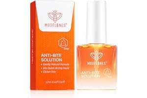 Modelones Nail Biting Treatment for Kids, No Bite Nail Polish for Nail Care, Thumb Sucking Deterrent, Promotes Fast Nail Growth, Stop Nail Biting, Quick-Drying Bitter Nail Polish 12 ML