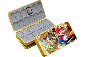 doepeBAE Custodia per Schede di Gioco, Custodie Giochi Switch, Switch Game Card Case, Scatola per Carte con Fodera in Silicone, Con 48 Slot per Cartucce di Gioco e 48 Slot per Schede SD (48D)