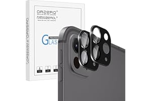 NEWZEROL 2 sztuki ochraniaczy aparatu, kompatybilne z iPad Pro 11" / 13" (2024), pełne pokrycie, odporne na zarysowania, folia ochronna na aparat HD ze stopu aluminium