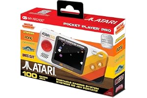 My Arcade DGUNL-7015 Atari Pocket Player Pro handhållen bärbart spelsystem 100 spel