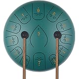 Steel Tongue Drum, Handpan Instrument De 9/10/ 12 Notes Avec Sac