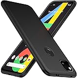TesRank Google Pixel 4a Case, Matte Surface Soft Cases [Ultra Thin] [Scratch-Resistant] TPU Protective Case Soft Mobile Phone