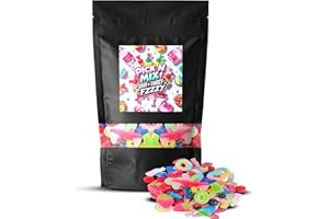 SKVDNTRADE8 Pick & Mix Sweets 500g Bag, 20 mix Fizzy, Gummy, Mix of Retro & Sour Variety for Celebrations, Comfort, Everyday Treats & Seasonal Fun, Letterbox Friendly (Assorted Pick & Mix)