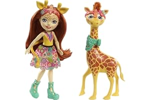 Mattel Enchantimals FKY74 Themenpack Gillian Giraffe, Spiel, Bunt, Única