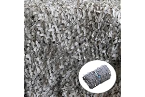 Pxzybd Red De Camuflaje Reforzada,Gris,Red Militar,Malla De Camuflaje De Tela Oxford,Red De Sombra,Pérgola Jardín Caza Acampar Decoración Red De Camuflaje De Protección Solar,Grey-3x4m(9.8 * 13.1ft)