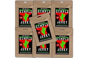 BEN JACOBS Beef Jerky, Mexican Style 6 x 50g, bœuf nourri à l'herbe autrichien de qualité supérieure, sans additifs ni conservateurs (Mexican Style)