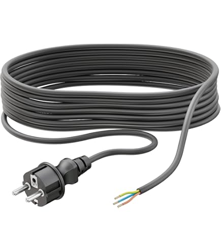GREENSTAR Installationsschütze 5,5A - Sicherheitskabel Für Elektro-Rasenmäher 1,8m