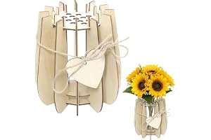 Träväxt för Lego blomsterbukett, 3D-pusselvas kompatibel med Lego Botanicals Collection, Rosor, Solrosor för vuxendekoration