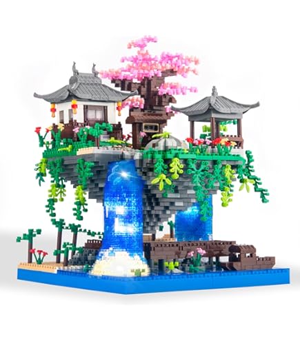 Yushinv Cherry Blossom Tree Building Set with Gift Box