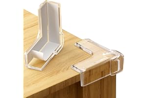 ANYUAN BOY 30 Pezzi Paraspigoli per Bambini,Trasparent Paraspigoli Angolari in Gomma, Para Angolo Autoadesivo per Tavolo e Mobili