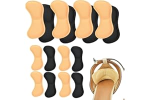 KAXILU iFRich 8 Paare Fersenhalter Fersenpolster Fersenschutz Einlegesohlen HighHeels Prevent Rubbing Heel-Schuhe Heel Aufkleber Anpassungen die Länge der Schuhe Schuhfersenpolster (8 Paare)
