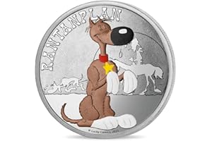 MONNAIE DE PARIS Médaille de Collection Lucky Luke, Rantanplan 34mm (2021)