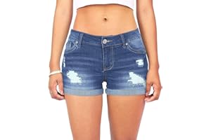 KISSMODA Casual Denim Shorts for Women Ripped High Waisted Hot Jean Shorts